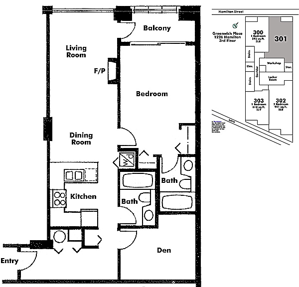 Floor plan 301