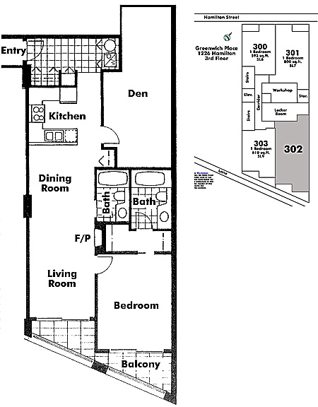 Floor plan 302