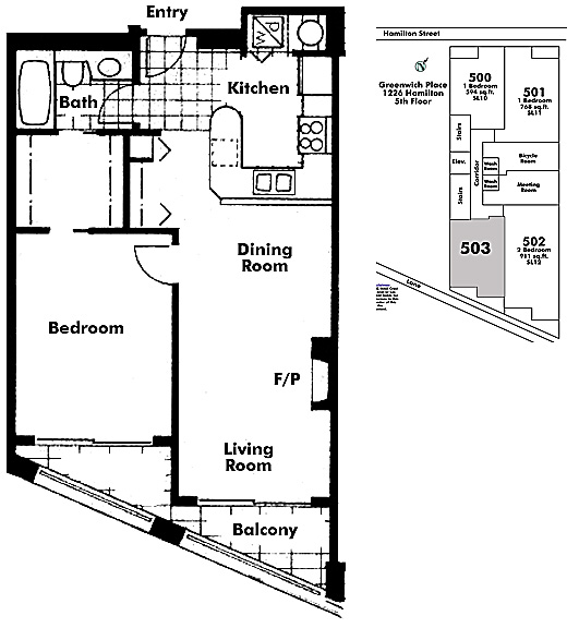 Floor plan 503