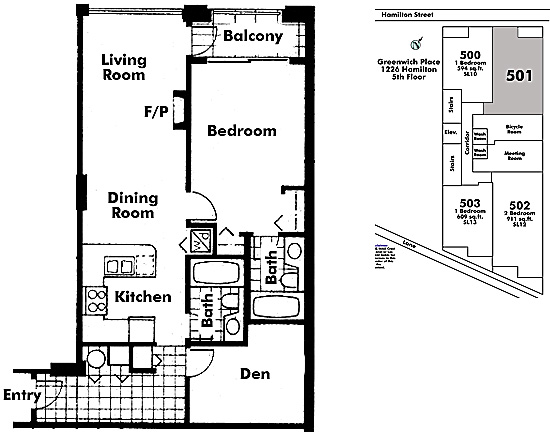 Floor plan 501
