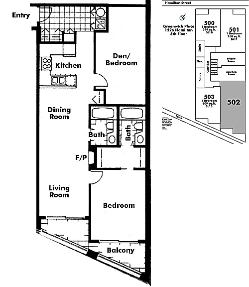 Floor plan 502