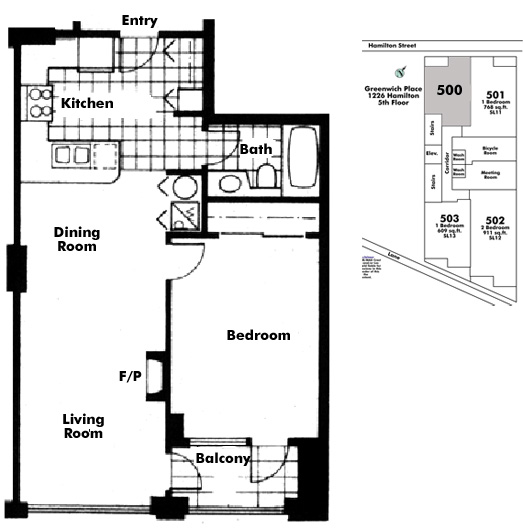 Floor plan 500