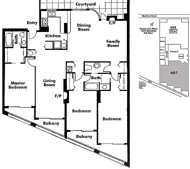 Floor plan 601