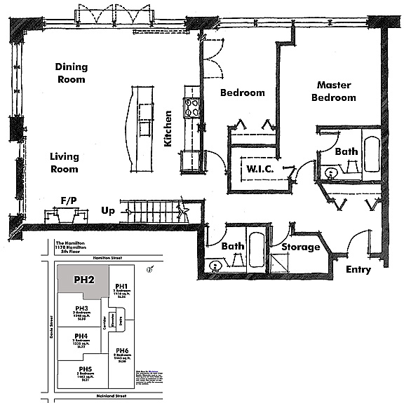 Floor plan PH2