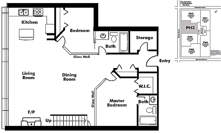 Floor plan PH3