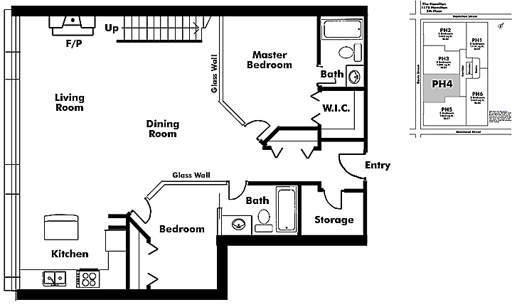 Floor plan PH4