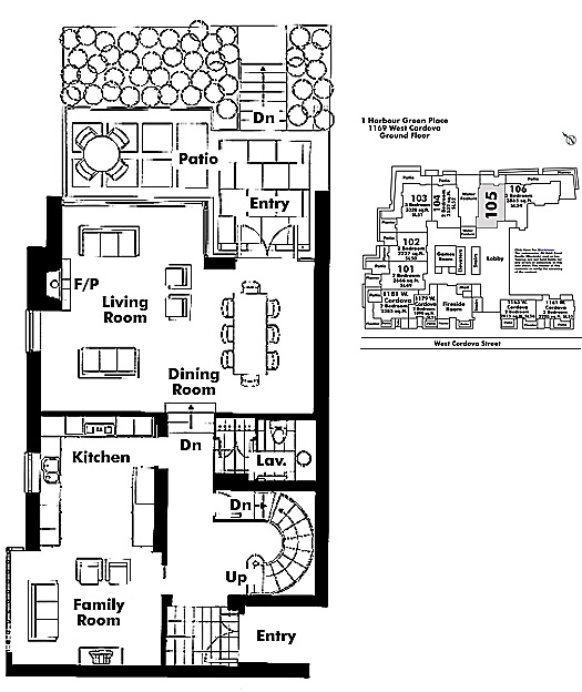 Floor plan 105