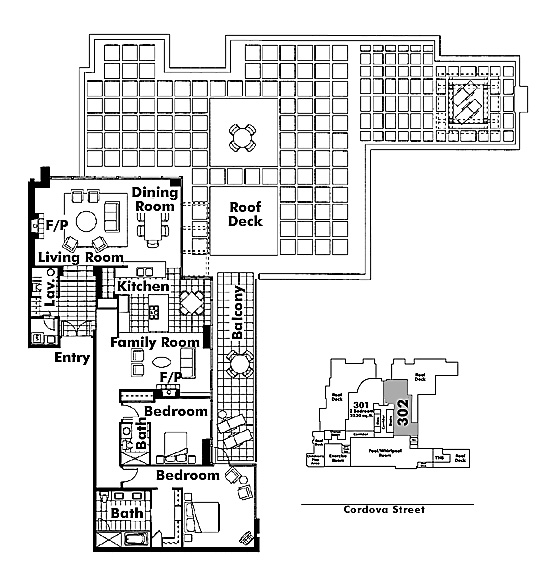 Floor plan 302