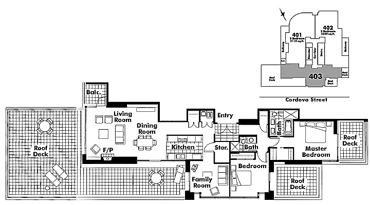 Floor plan 403