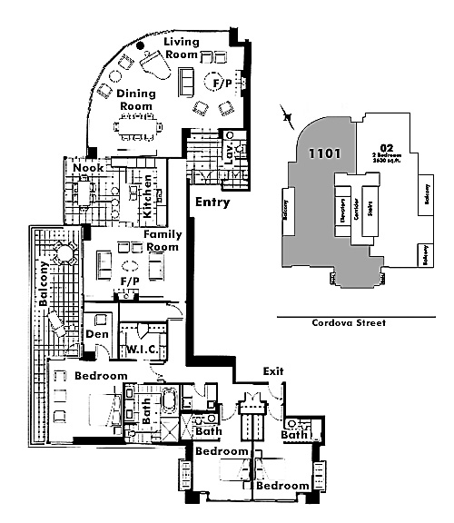 Floor plan 1101