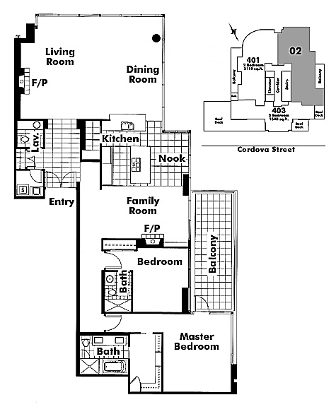 Floor plan 402