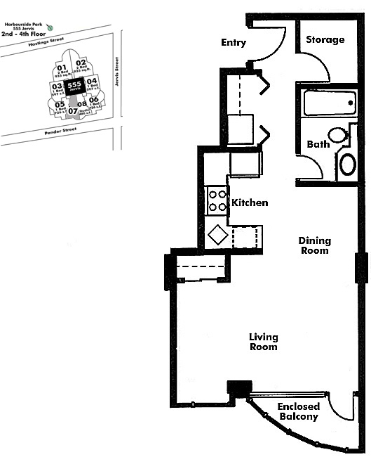 Floor plan 407