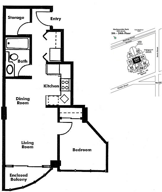 Floor plan 708