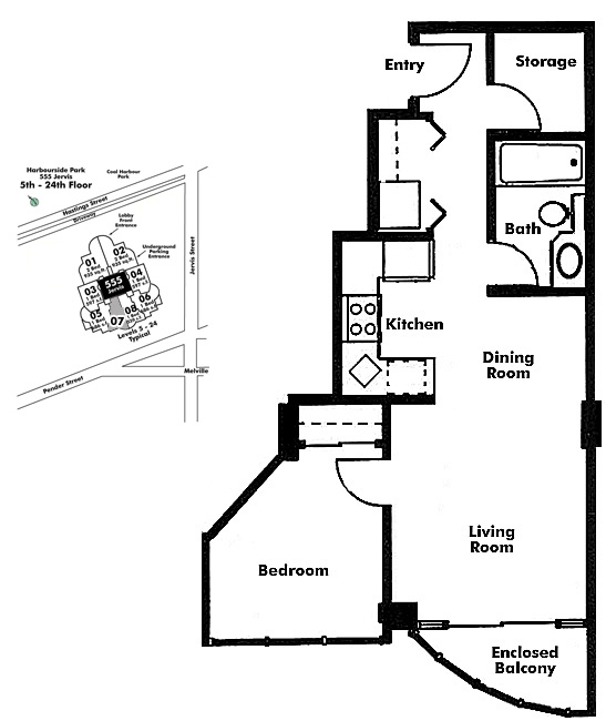 Floor plan 707