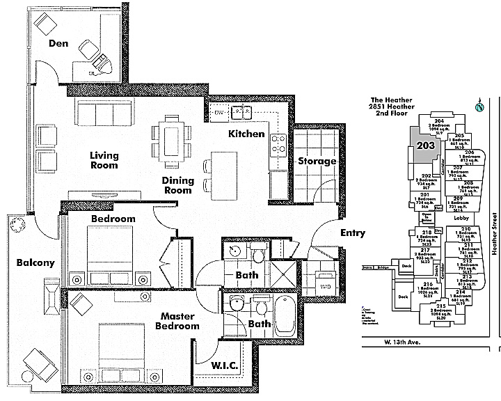 Floor plan 203