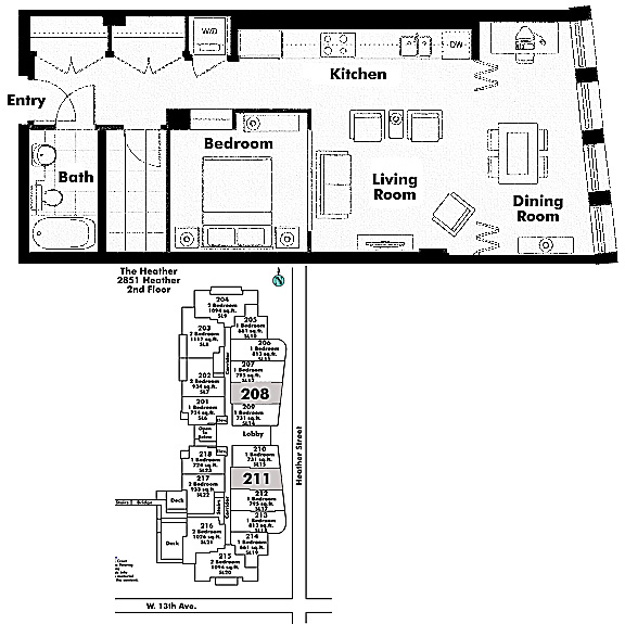 Floor plan 208