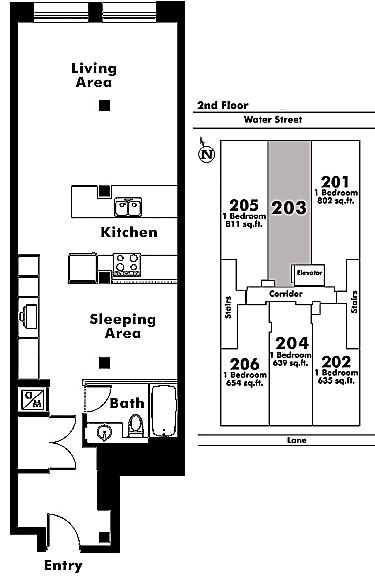 Floor plan 203