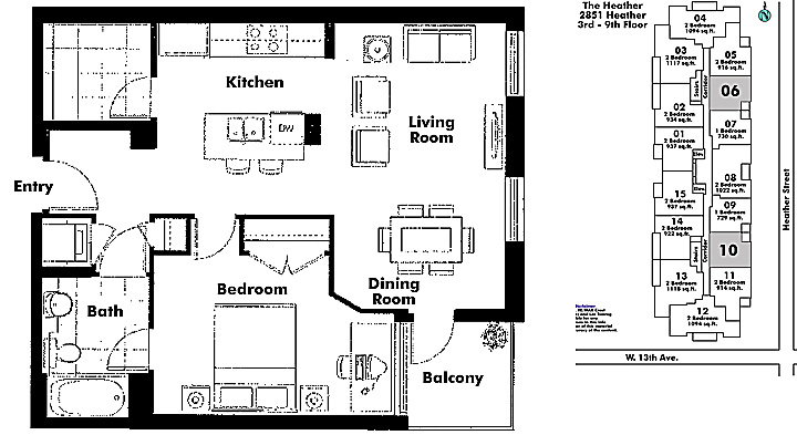 Floor plan 406