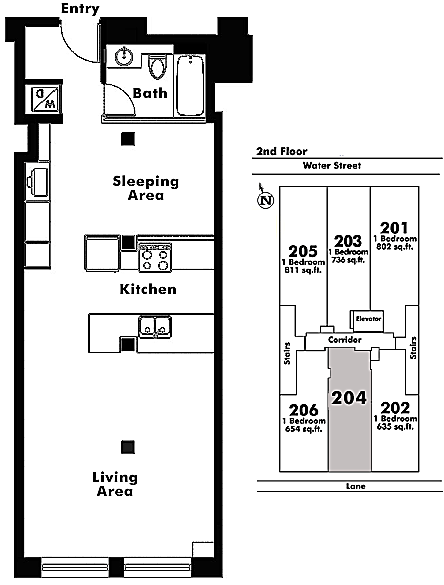 Floor plan 204