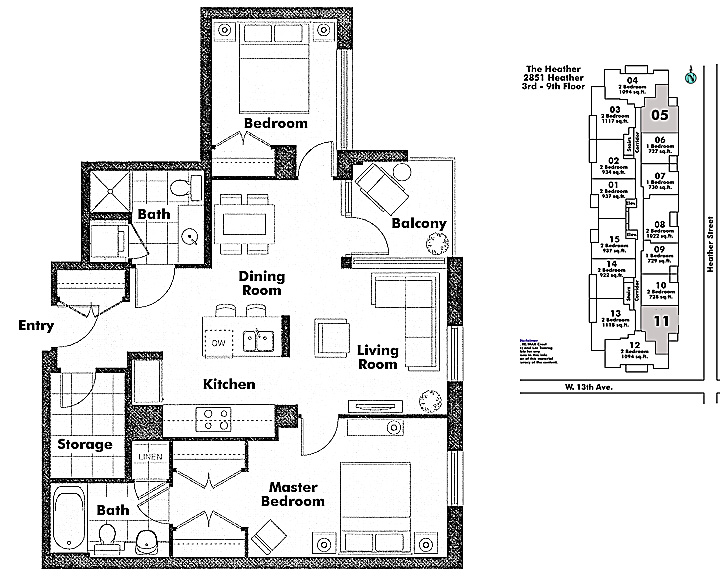 Floor plan 705