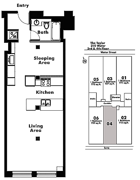 Floor plan 404