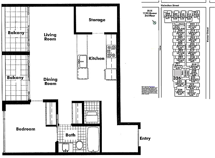 Floor plan 326