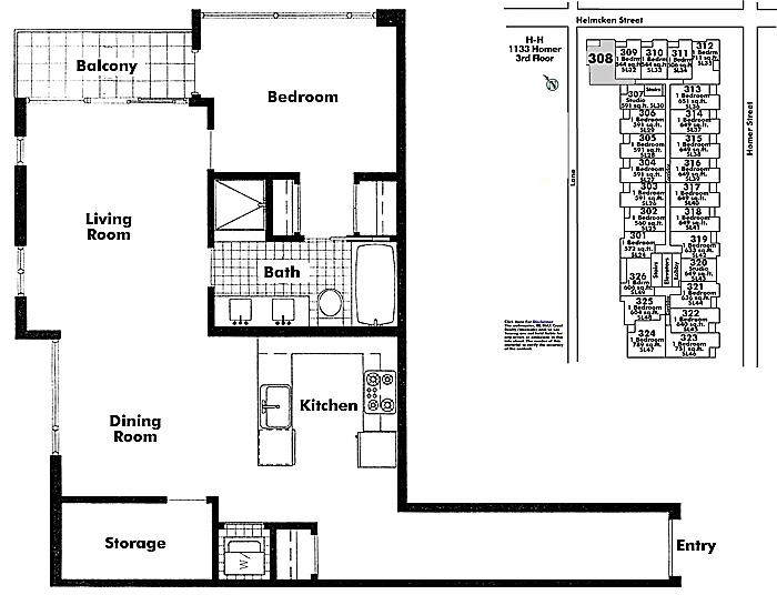 Floor plan 308