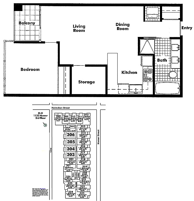Floor plan 306