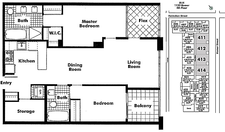 Floor plan 412