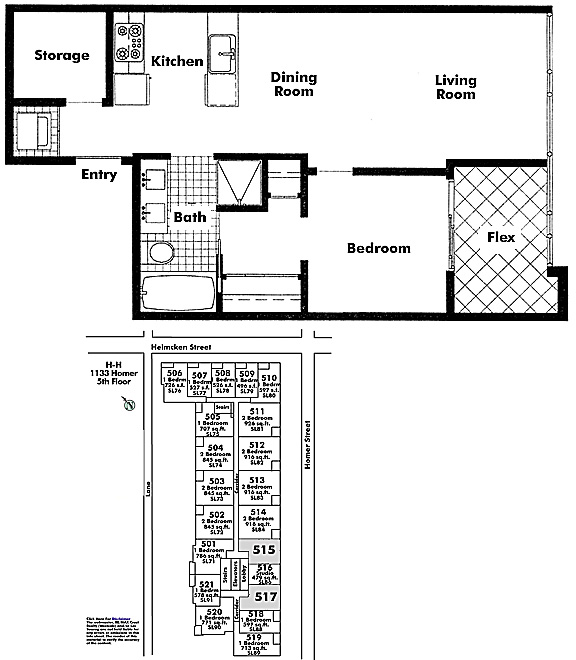 Floor plan 515