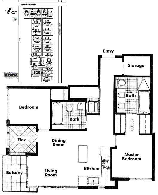 Floor plan 520