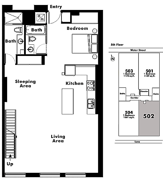 Floor plan 502