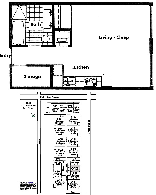 Floor plan 615