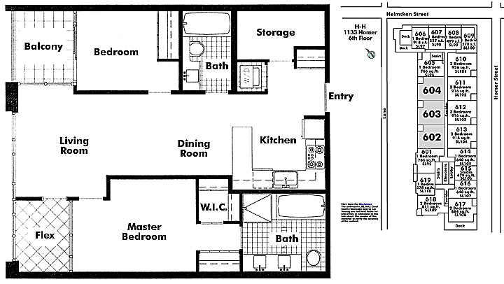 Floor plan 602