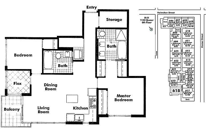 Floor plan 618