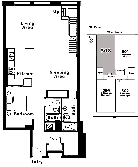 Floor plan 503
