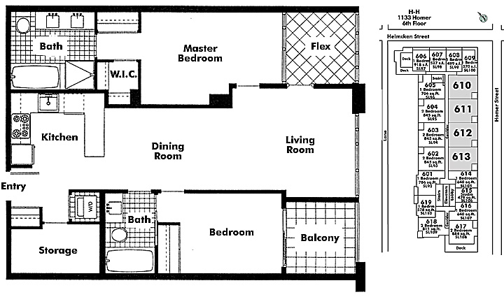 Floor plan 610
