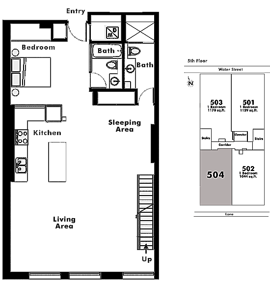 Floor plan 504