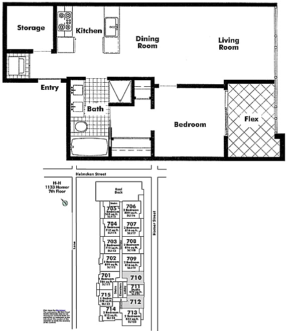 Floor plan 712