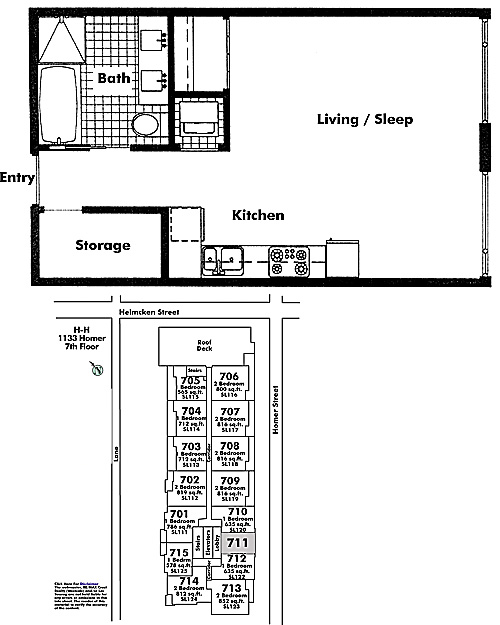 Floor plan 711