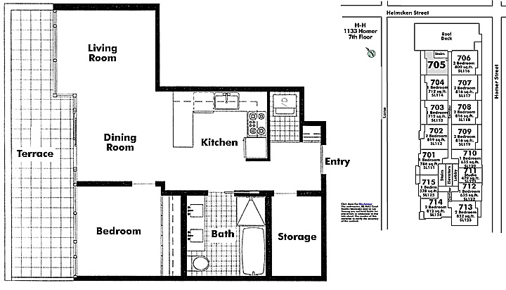 Floor plan 705
