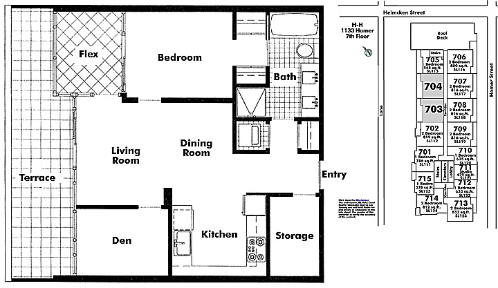 Floor plan 703