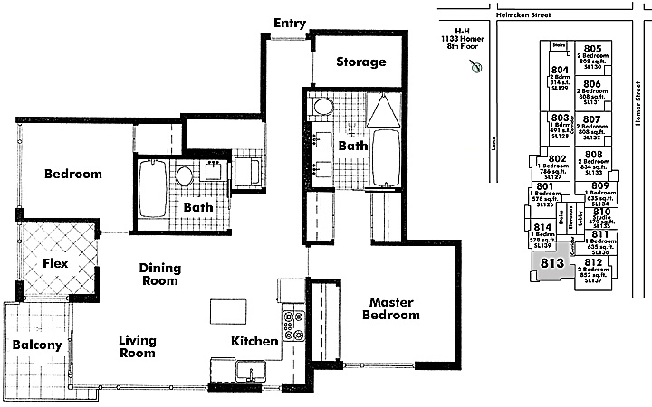 Floor plan 813