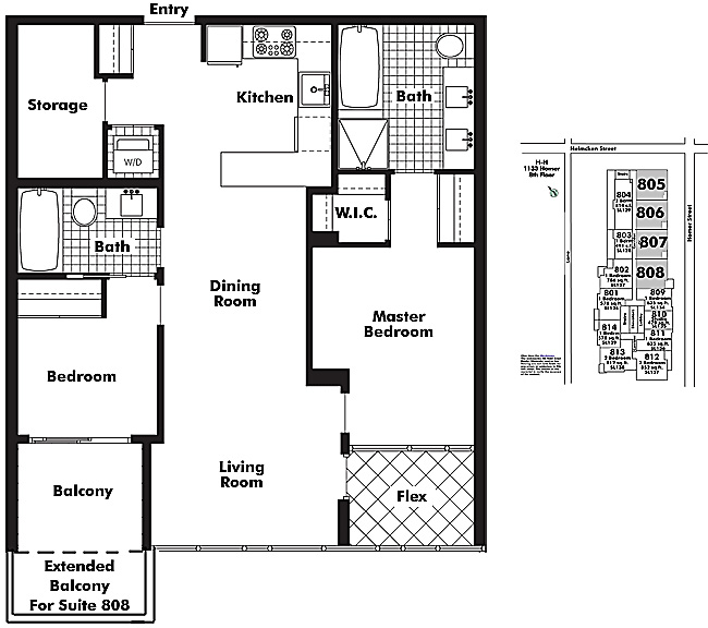 Floor plan 807