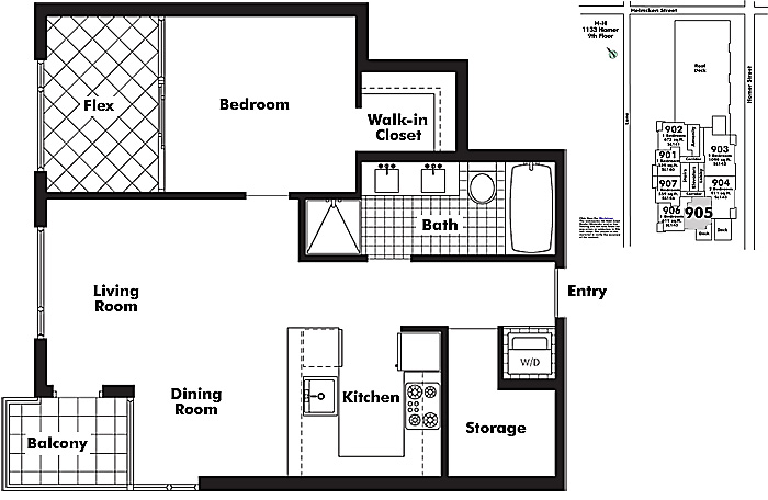 Floor plan 905