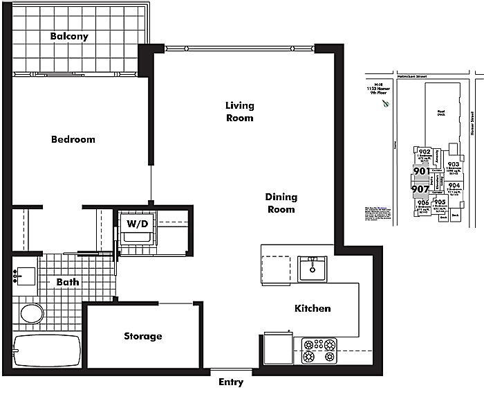 Floor plan 901