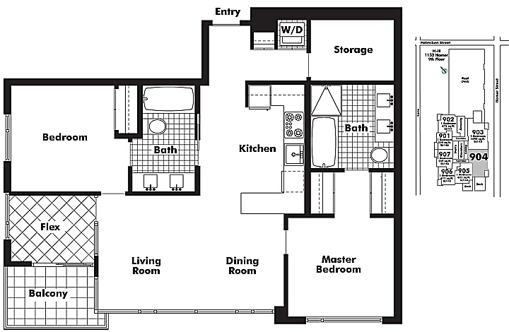 Floor plan 904