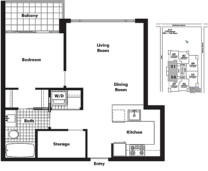 Floor plan 1008