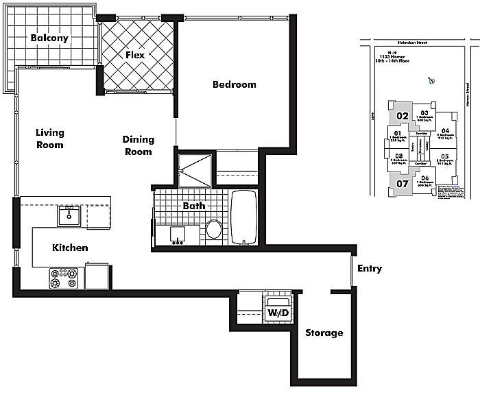 Floor plan 1107