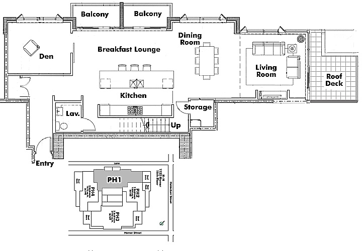 Floor plan PH1